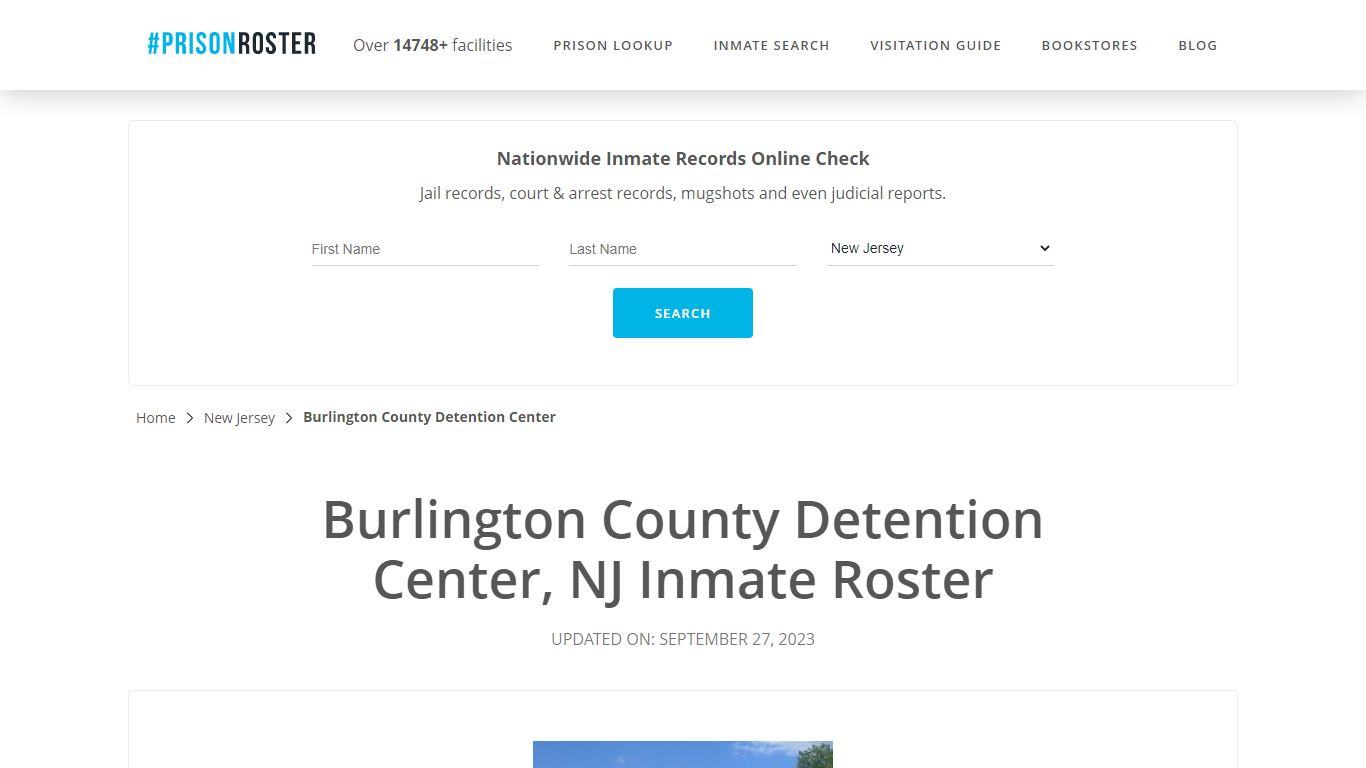 Burlington County Detention Center, NJ Inmate Roster - Prisonroster